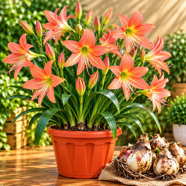 Amaralilly flower plant bulb | set of 2 bulbs | Best outdoor Flower