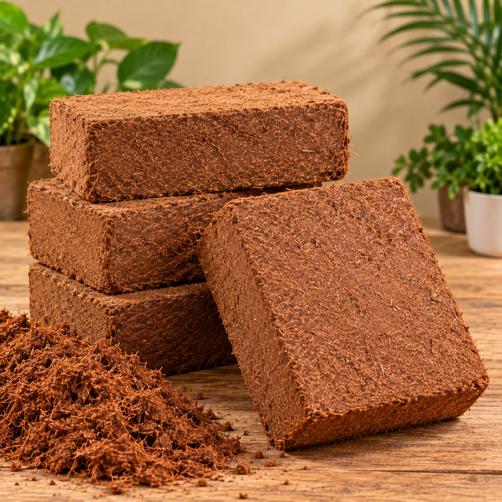 cocopeat bricks ( 4 to 4.5 kg ) expand upto 20 kg