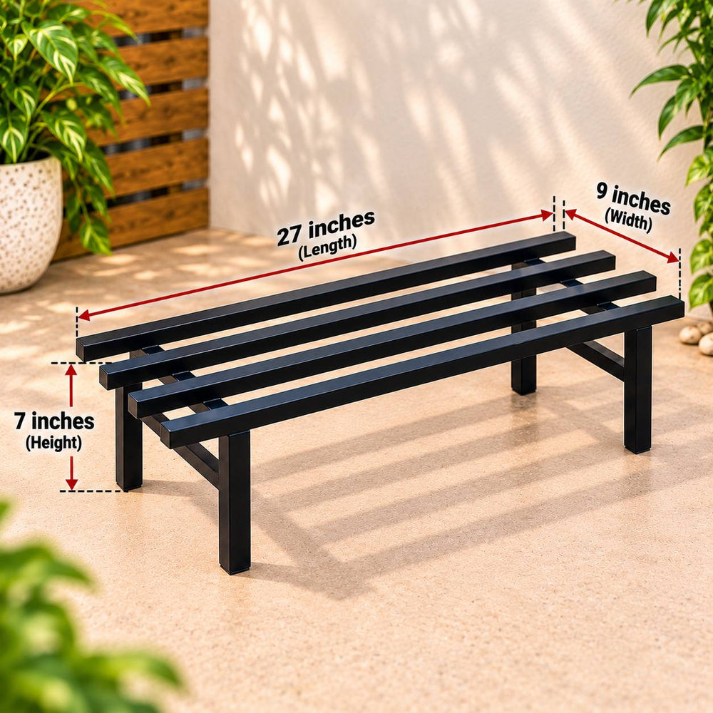Heavy-Duty Plant Stand for Balcony 2 Pc/Plant Stand for Indoor & Outdoor | Thick Metal Stand,