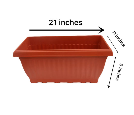 Rectangular pot