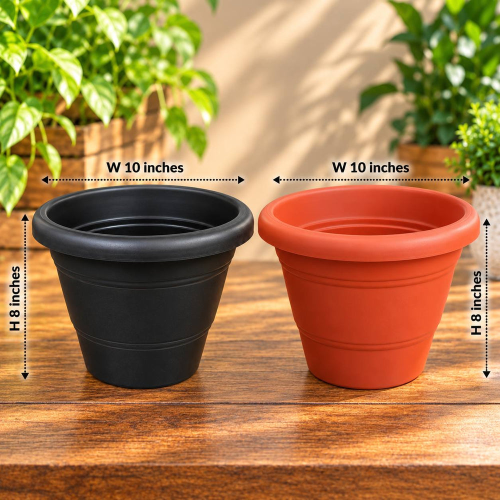 10 INCHES ROUND POT