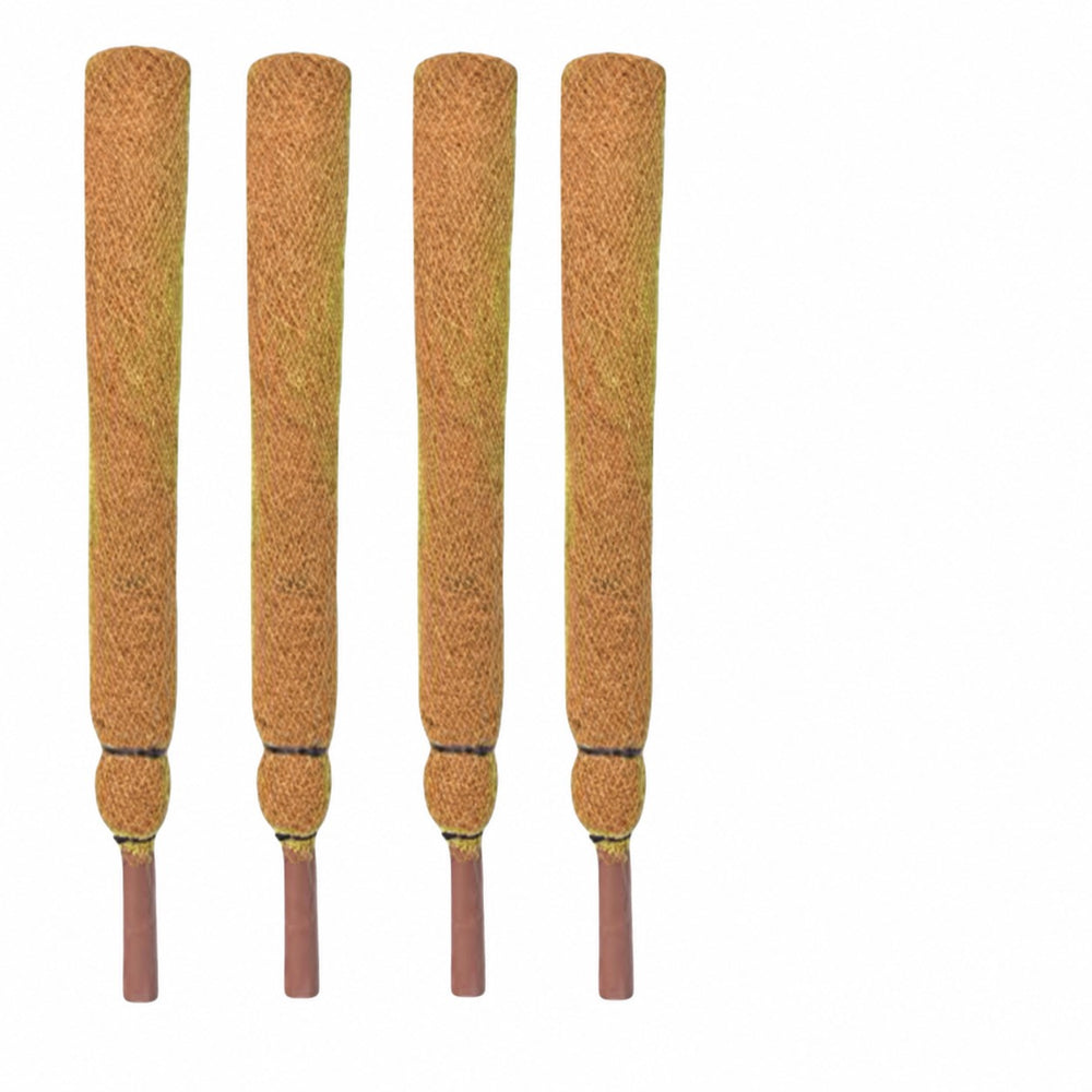 Coir Stick/Coco Pole for Climbing Indoor Plants (Set of 4)